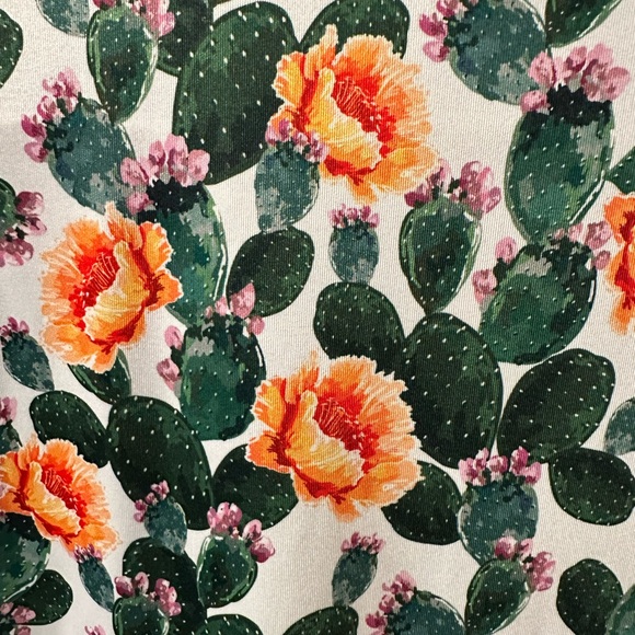 Bad Birdie Floral Cactus Print Shirt - Picture 4 of 4